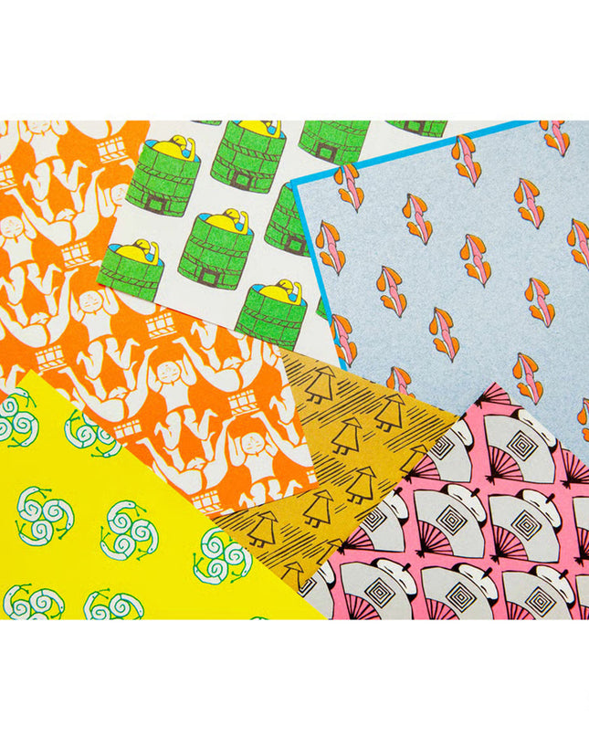 COCHAE Kyoden Chiyogami Design Paper A inside