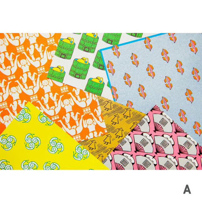 COCHAE Kyoden Chiyogami Design Paper A inside