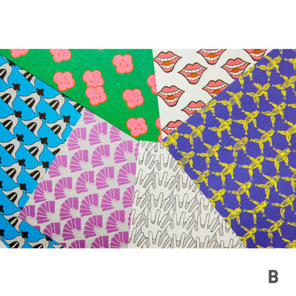 COCHAE Kyoden Chiyogami Design Paper B inside