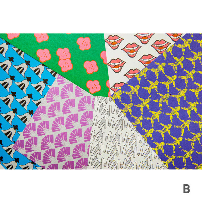 COCHAE Kyoden Chiyogami Design Paper B inside