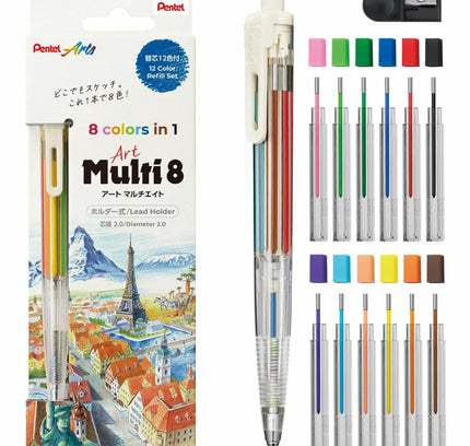 PENTEL Art Multi8 Set