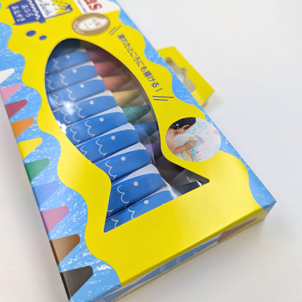 RIKAGAKU Kitpas Crayon Pens For Bath 10 Colors close up