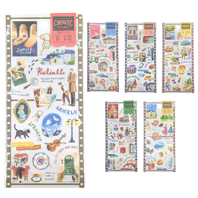 MIND WAVE Cinematic Sticker Sheet