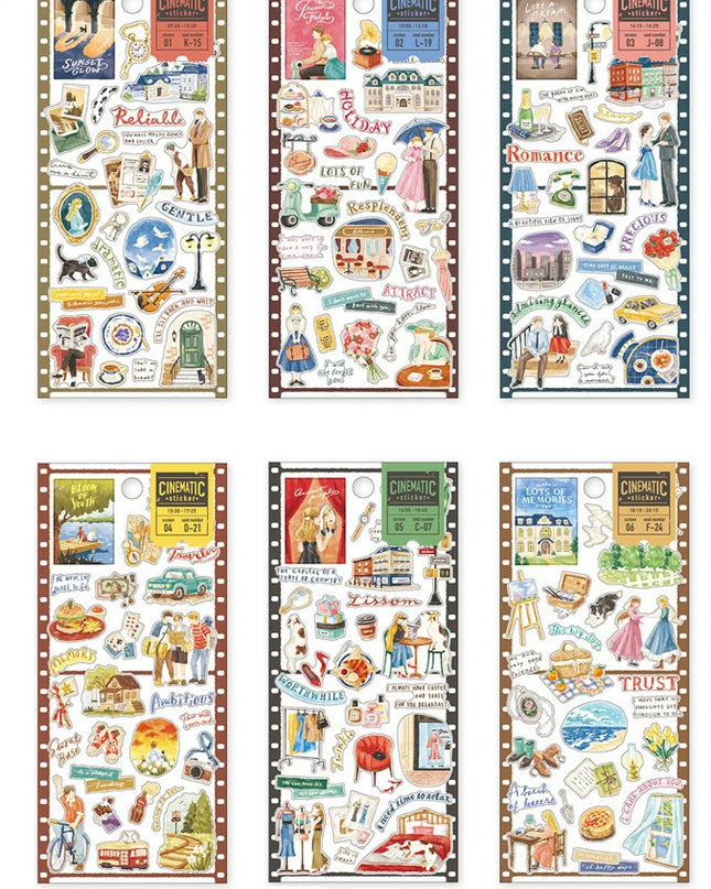 MIND WAVE Cinematic Sticker Sheet