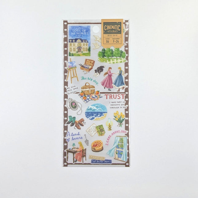 MINDWAVE Cinema Stickers Girl