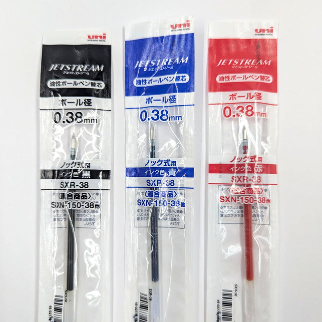 MITSUBISHI PENCIL Jet Stream Pen Refill SXR-38 close up