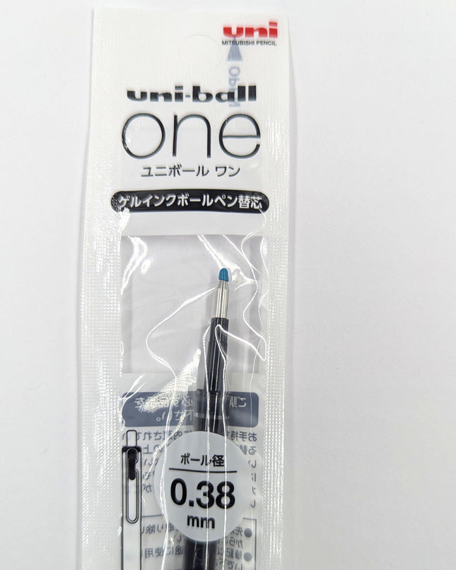 MITSUBISHI PENCIL Uni Ball One Refill  UMR-38S black close up
