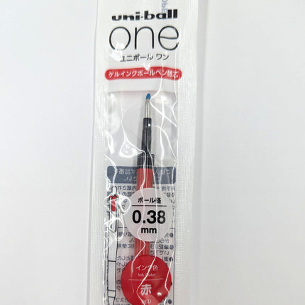 MITSUBISHI PENCIL Uni Ball One Refill  UMR-38S red