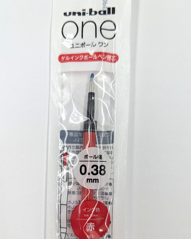 MITSUBISHI PENCIL Uni Ball One Refill  UMR-38S red