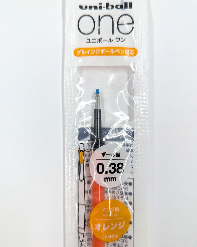 MITSUBISHI PENCIL Uni Ball One Refill  UMR-38S orange