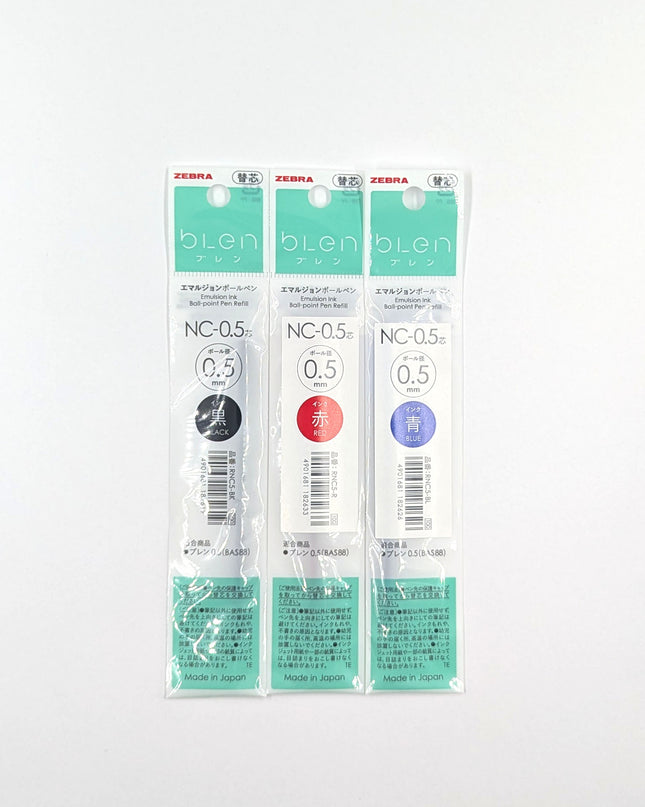 ZEBRA Emulsion Ink Ballpoint Pen Blen  NC-0.5