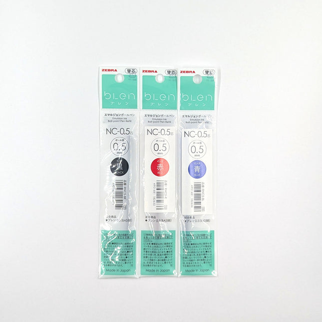 ZEBRA Emulsion Ink Ballpoint Pen Blen  NC-0.5
