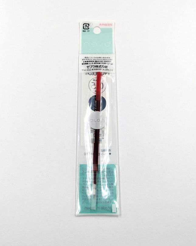 ZEBRA Emulsion Ink Ballpoint Pen Blen  NC-0.5 red back