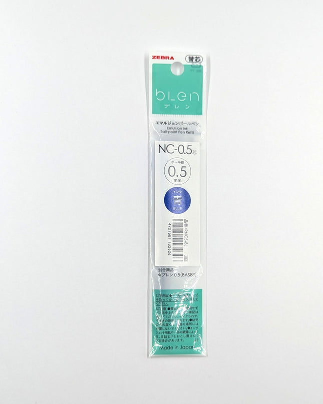 ZEBRA Emulsion Ink Ballpoint Pen Blen  NC-0.5 blue
