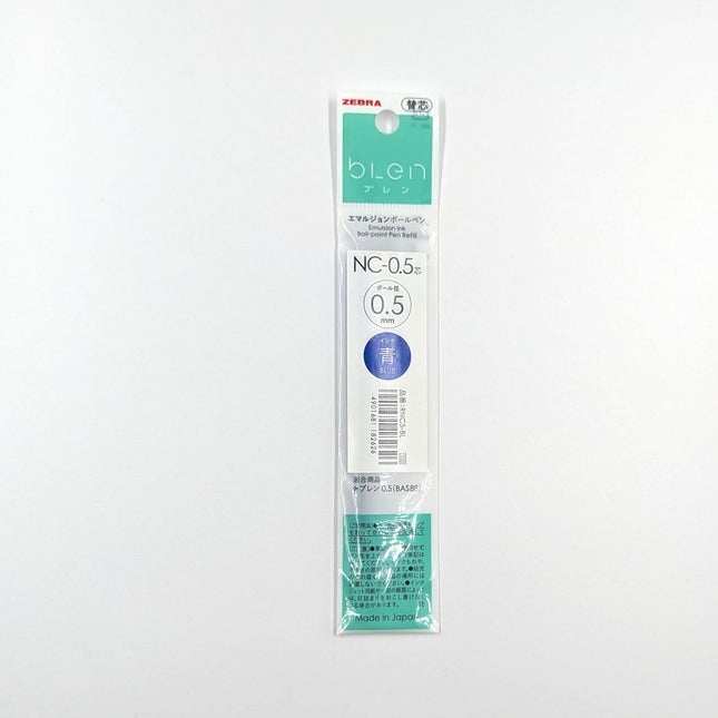 ZEBRA Emulsion Ink Ballpoint Pen Blen  NC-0.5 blue