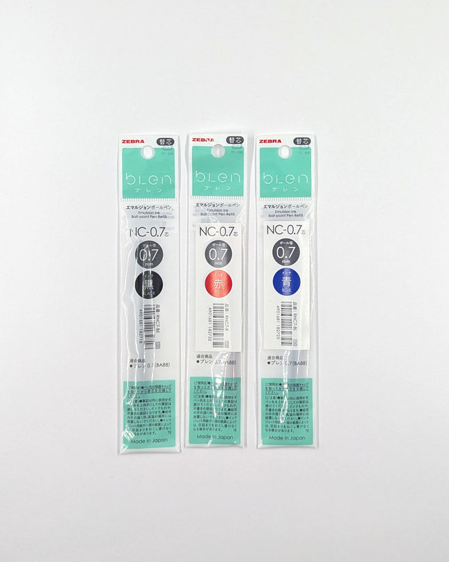 ZEBRA Emulsion Ink Ballpoint Pen Blen  NC-0.7