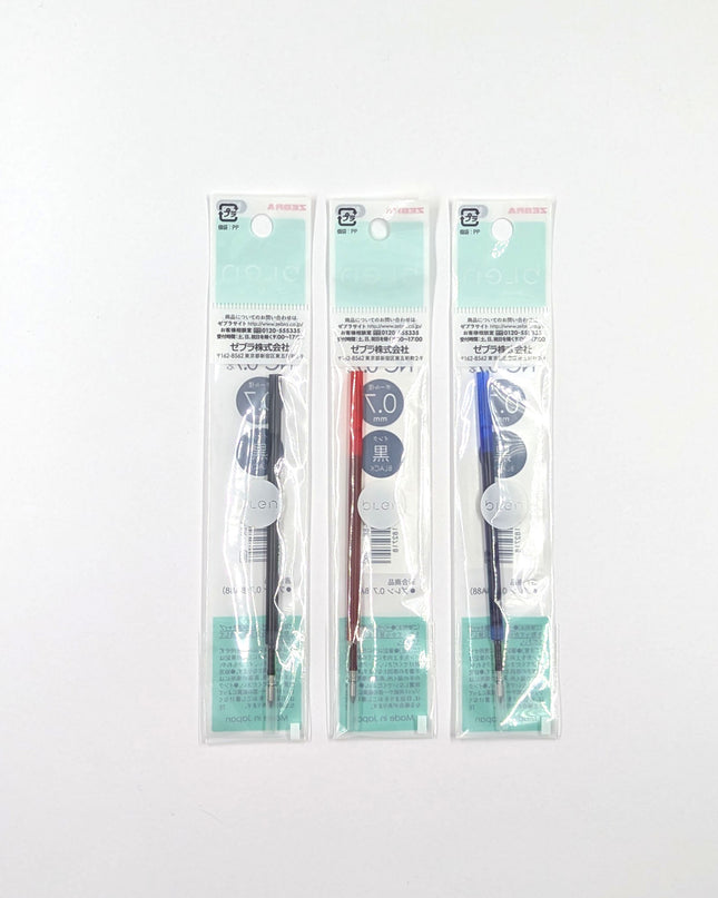 ZEBRA Emulsion Ink Ballpoint Pen Blen  NC-0.7 back