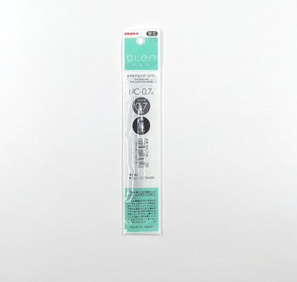 ZEBRA Emulsion Ink Ballpoint Pen Blen  NC-0.7 black