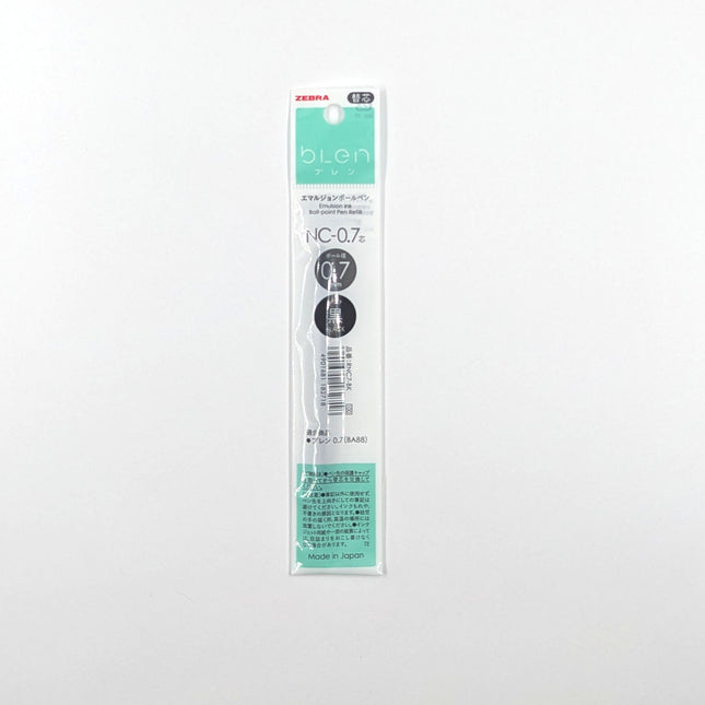ZEBRA Emulsion Ink Ballpoint Pen Blen  NC-0.7 black