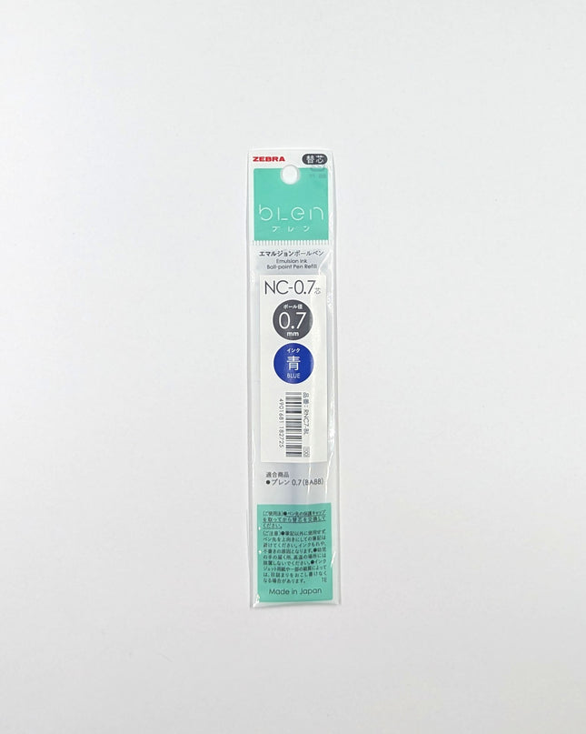 ZEBRA Emulsion Ink Ballpoint Pen Blen  NC-0.7 blue