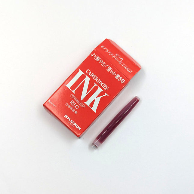 PLATINUM Preppy Fountain Pen Water-Based Dye Ink SPSQ-400 red