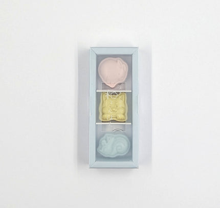 SUN-STAR Wasanbon Stamp Set of 3 - Dog