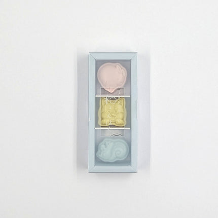 SUN-STAR Wasanbon Stamp Set of 3 - Dog