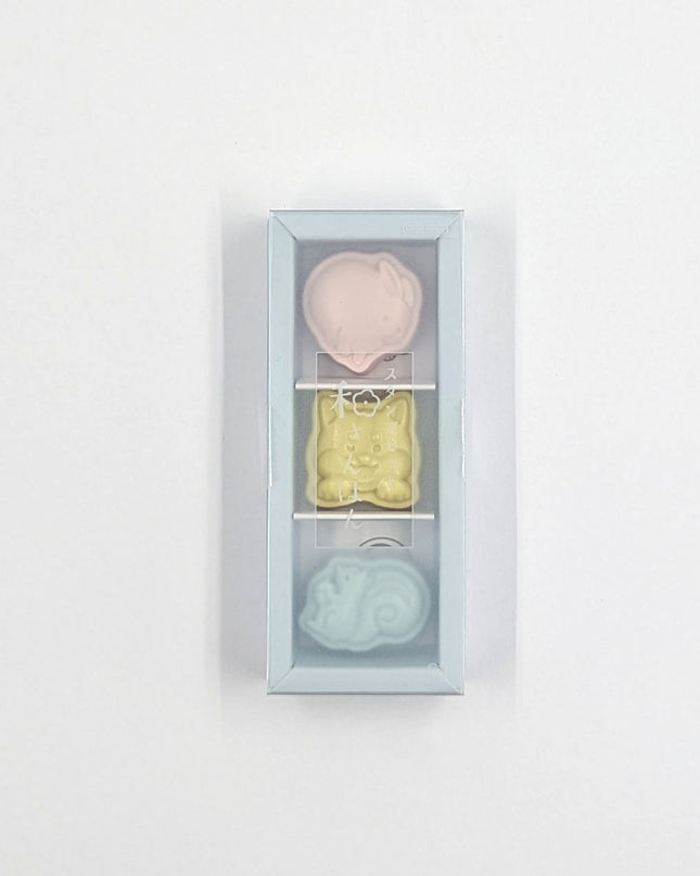 SUN-STAR Wasanbon Stamp Set of 3 - Dog