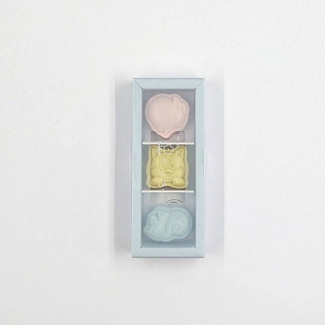 SUN-STAR Wasanbon Stamp Set of 3 - Dog