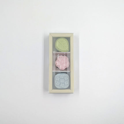 SUN-STAR Wasanbon Stamp Set of 3 plant