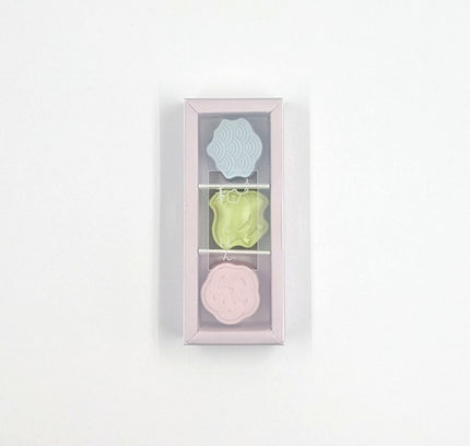 SUN-STAR Wasanbon Stamp Set of 3 Japanese motif