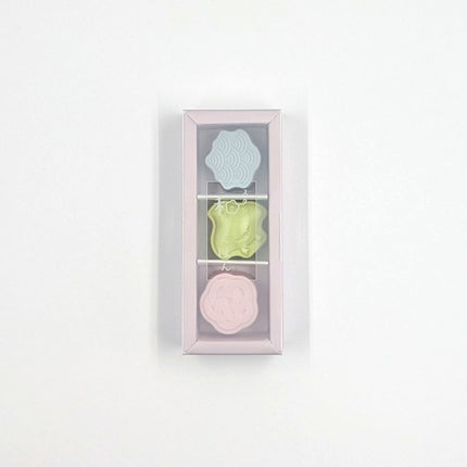 SUN-STAR Wasanbon Stamp Set of 3 Japanese motif