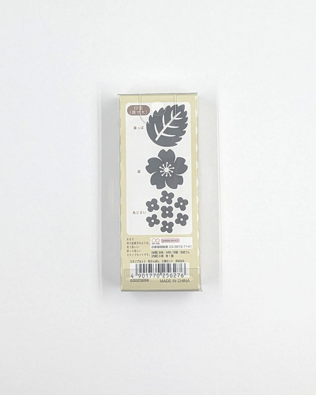 SUN-STAR Wasanbon Stamp Set of 3 plant