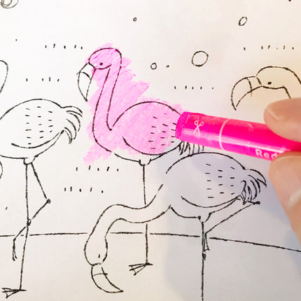 KOKUYO Go Beyond the Lines Coloring Book close up