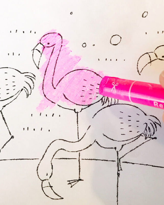 KOKUYO Go Beyond the Lines Coloring Book close up