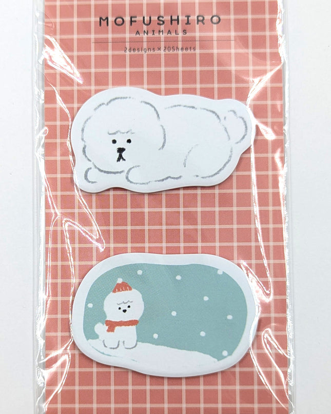 FURUKAWA SHIKO Die-cut sticky notes dog close up