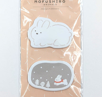 FURUKAWA SHIKO Die-cut sticky notes rabbit close up
