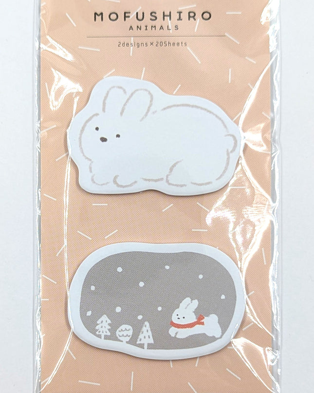 FURUKAWA SHIKO Die-cut sticky notes rabbit close up