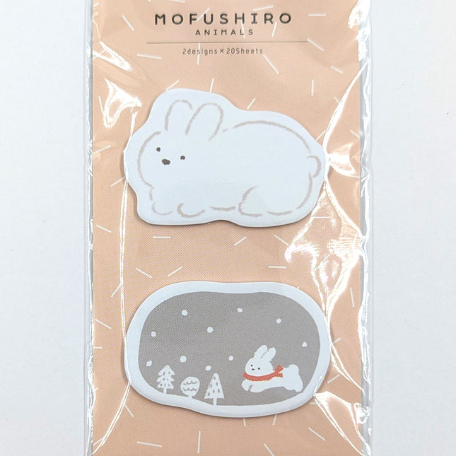 FURUKAWA SHIKO Die-cut sticky notes rabbit close up