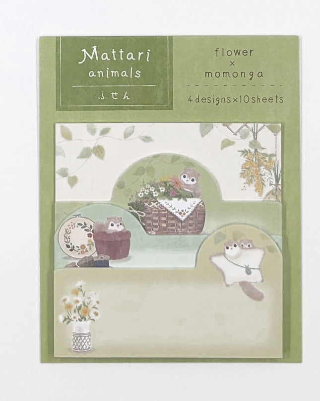 NB Mattari Day Sticky Notes Momonga