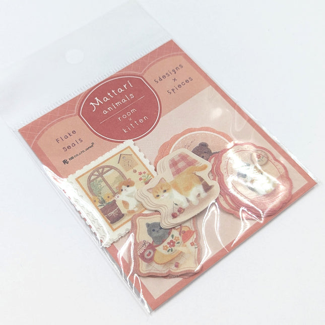 NB Mattari Day Flake Stickers kitten