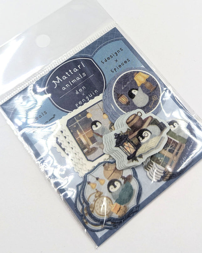 NB Mattari Day Flake Stickers penguin