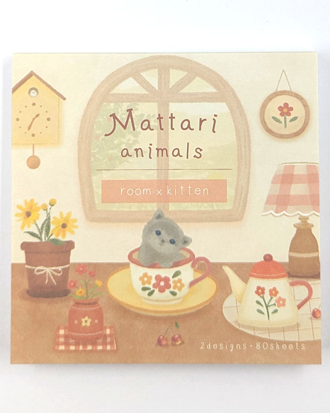 NB Mattari Day Memo Pad Kitten