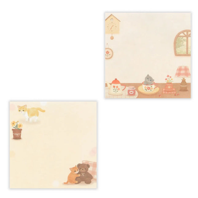 NB Mattari Day Memo Pad Kitten