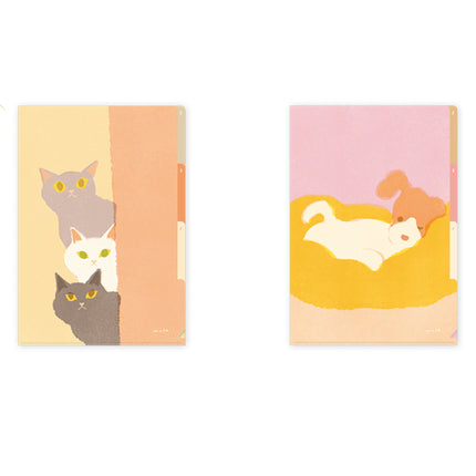 RYURYU 3 Pockets Clear Folder A5 -  mula series