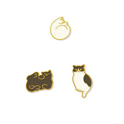 RYURYU Cat Pin Badge - mula series