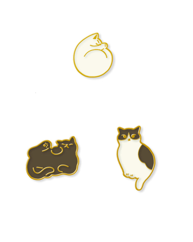 RYURYU Cat Pin Badge - mula series