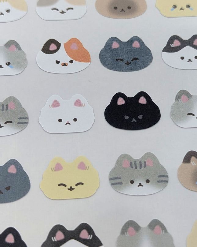 MOTOBAYASHI Design Paper Stickers Relaxed-Style Cats