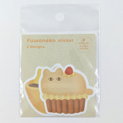 EL COMMUN FUWANEKO Die‑Cut Sticker sweets cafe time