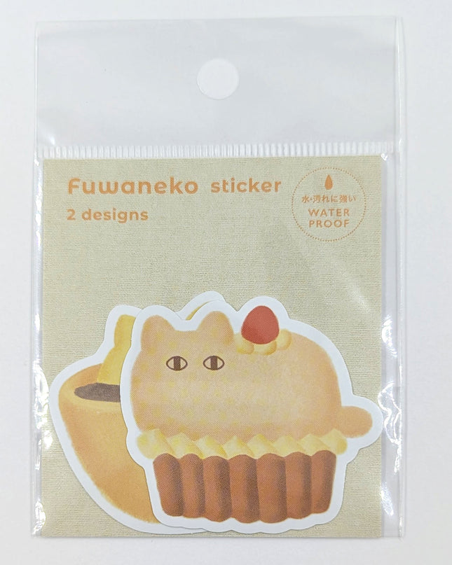 EL COMMUN FUWANEKO Die‑Cut Sticker sweets cafe time